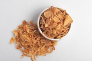 agar bawang goreng tidak berminyak