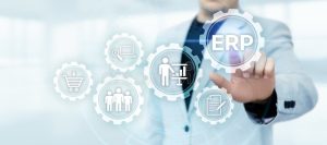 enterprise resource planning erp corporate company management business internet technology concept 137362944